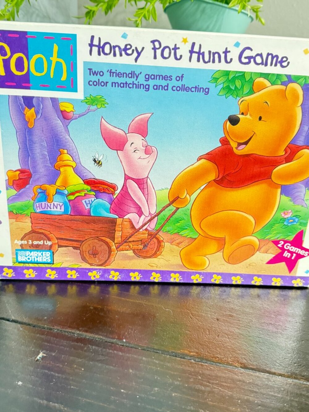 Disney Winnie The Pooh Honey Pot Hunt Board Game 1996 Milton Bradley See Pics